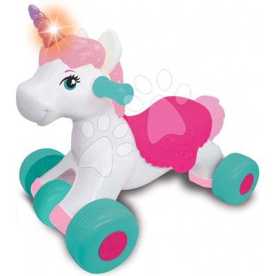 Kiddieland koník Jednorožec Unicorn Ride On na kolečkách se zvukem a světlem
