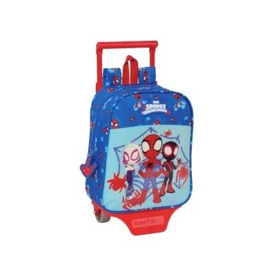 Spidey Училищна чанта с колелца Spidey Син 22 x 27 x 10 cm