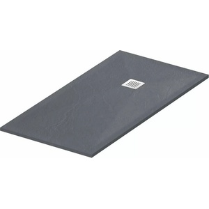 Balneo Квадратно композитно душ корито Balneo 90x90, тъмносиво (STFDG909025)