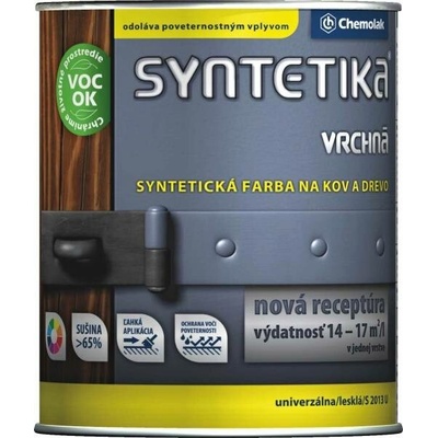 Chemolak S2013 SYNTETIKA syntetická barva univerzální vrchní 2,5 l 6050