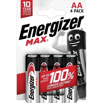 Image 1 of Energizer АЛКАЛНИ БАТЕРИИ enr max alk aa chp4 alkaline energizer (e303323700)