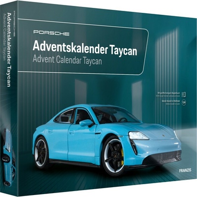 Adventný kalendár Franzis adventný kalendár Porsche Taycan so zvukom 1:24 67203