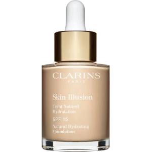 Clarins Skin Illusion Natural Hydrating Foundation озаряващ хидратиращ фон дьо тен SPF 15 цвят 103N Ivory 30ml