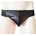 Rouge Leather Jock Strap Black, L