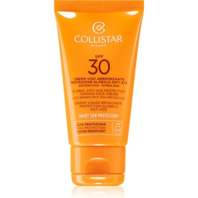 Collistar Special Perfect Tan Global Anti-Age Protection Tanning Face Cream слънцезащитен крем против стареене на кожата SPF 30 50ml