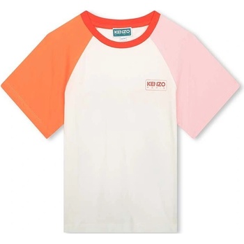 Kenzo kids dětské bavlněné tričko K60252 bílá