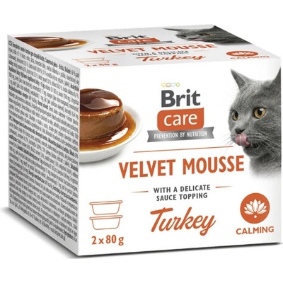 Brit Care Cat Velvet Mousse Calming Turkey 2 x 80 g
