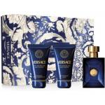 Versace Комплект за мъже Versace Dylan Blue - Тоалетна вода 50 мл + Афтършейв балсам 50 мл + Душ гел 50 мл Парфюми