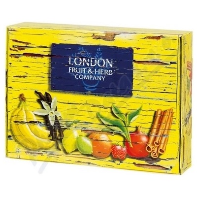 London fruit and herbs Čaj Special edition pack yellow směs ovocných čajů žlutý box 30 sáčků