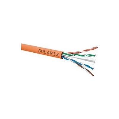 Solarix SXKD-6-UTP-LSOHFR-B2ca UTP, Cat6, drát, LSOHFR, cívka, 500m