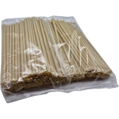 Euro Straws Přírodní bambusové brčko Basic 6 x 230 mm 200 ks