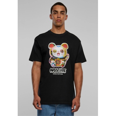 Mister Tee Тениска Welcome Cat Heavy Oversize Tee black XXLUB-MT2616-00007 - Тъмносив, размер XS