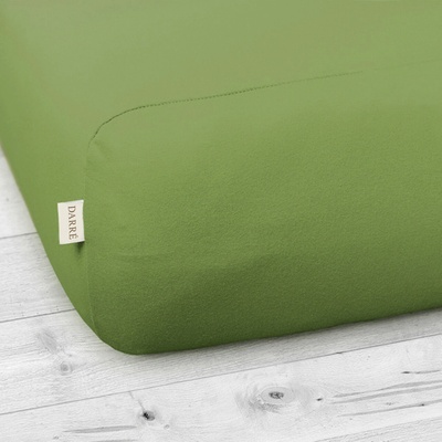 Darré jersey prostěradlo tmavě zelené 60x120x20