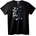 NOONEBRAND Тениска Пеперуда и Цвете 'Нов Ден' - 2XL, Black