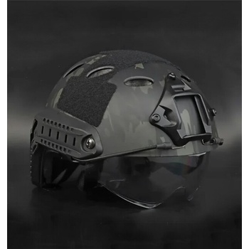 Helma Dragowa Fast PJ s okuliarmi Bolt, CP black