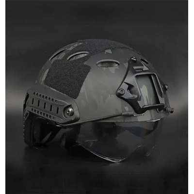 Helma Dragowa Fast PJ s okuliarmi Bolt, CP black