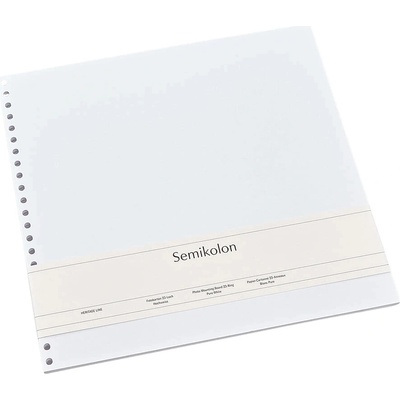 SEMIKOLON FOTOKARTON 30.5 x 29.5 cm - BÍLÝ