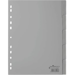 DURABLE Регистър durable пластмаса a/4 1-5 броя сив 644010 (644010)