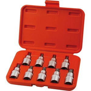 Extol Комплект от 9 вложки EXTOL PREMIUM TORX, 1/2"x55 мм, 8818124 (8818124)