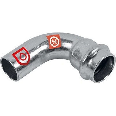 FRABOPRESS C-STEEL Oblúk 108 mm 90° M x F