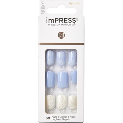 Kiss imPRESS Samolepiace nechty Nails Lavender Whisper 30 ks