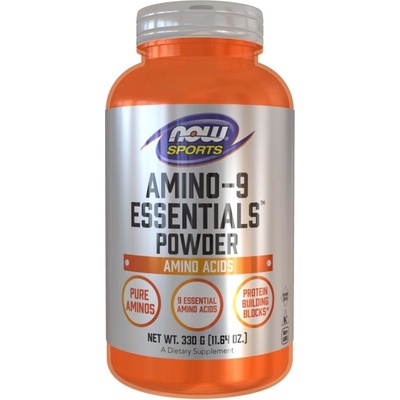 NOW NOW Amino-9 Essentials Powder, 330 Grams