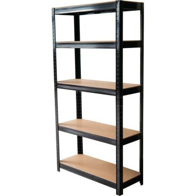 Strend Pro Regál Racks, kovový, MDF, 5 polic, 1800x900x400 mm, antracit