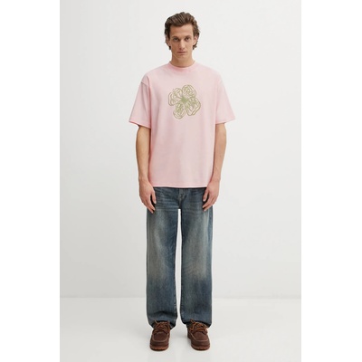 Drôle de Monsieur Памучна тениска Drôle de Monsieur Slogan Hibiscus (J.TS292.CO002.LPI)