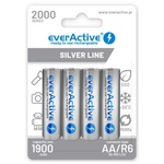 everActive Акумулаторни батерии everActive Ni-MH R6 AA 2000 mAh Silver Line (EVHRL6-2000)
