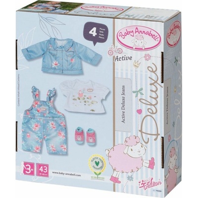 Zapf Creation Baby Annabell Deluxe Džínové oblečení