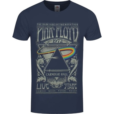 Pink Floyd Carnegie Hall Poster Navy Blue M Дамски Риза (PFTEE78LN02)