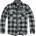BRANDIT мъжка риза Ozzy Osbourne - Check - BRANDIT - 61040-black_charcoal_ch
