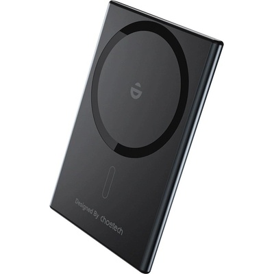 Choetech SuperThin Magnetic Wireless Charging Power Bank 2000 mAh 5W - преносима външна батерия с безжично зареждане с MagSafe (черен)