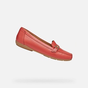 Geox Червени дамски мокасини Geox Annytah Moc Geox | Cherven | ЖЕНИ | 36 1/2