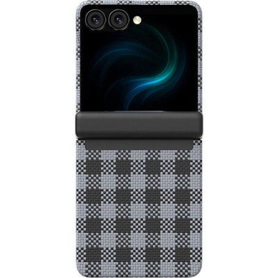 Benks Кевларен кейс с MagSafe за Samsung Galaxy Z Flip7 - Benks Magnetic Armor Vichy Spin Kevlar Case 1000D (черен-сив) (BK48)