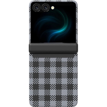 Benks Кевларен кейс с MagSafe за Samsung Galaxy Z Flip7 - Benks Magnetic Armor Vichy Spin Kevlar Case 1000D (черен-сив) (BK48)