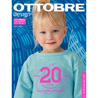 Časopis Ottobre design kids 1/2020 de/eng- inštrukcie