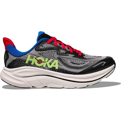 HOKA Детски маратонки HOKA Kid's Clifton 10 Running shoes - Foggy Grey / Black - размер 38 2/3 (EU) (702-4506-0415)