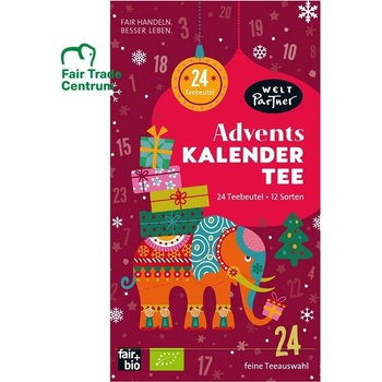WeltPartner Bio adventní sada s bylinnými čaji 43 g