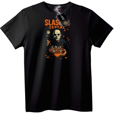 NOONEBRAND Тениска Slash Halloween закуска - 2XL, White