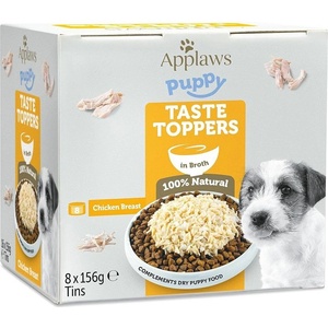 Applaws Puppy Taste Toppers Chicken Breast in Broth 8 x 156 г