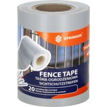 Springos Комплект PVC оградна лента с 20 бр. щипки за закрепване Springos, PVC, Сив, 35m x 19 cm 450 g/m2 (FN0002)