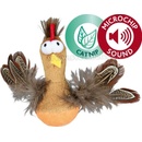 Trixie Bobo kuře s peřím, catnipem a zvukem na mikročip 10 cm