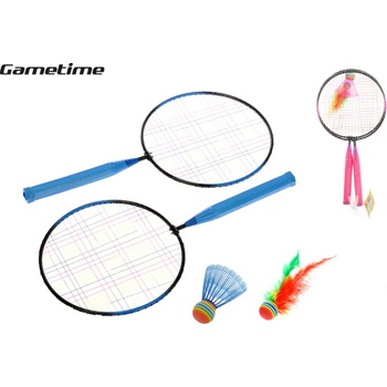 Mikro trading Badmintonové rakety 2 ks + košíček