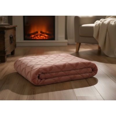 Essex deka z mikrovlákna Tiles pomerančová 150x200
