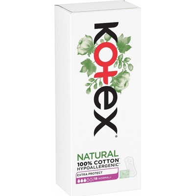 Kotex Liners Natural Normal+ 18 ks