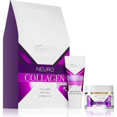 Bielenda Neuro Bielenda Neuro Collagen hydratačný krém s protivráskovým účinkom 40+ 50 ml + Bielenda Neuro Collagen očný krém s kolagénom 30 ml