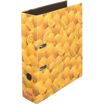 Herlitz Pořadač pákový A4 8 cm lamino Citrony