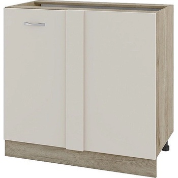 ИРИМ Долен ъглов шкаф с врата Сити АРС-42 дъб сонома арвен / сатен 90 см