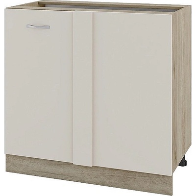 ИРИМ Долен ъглов шкаф с врата Сити АРС-42 дъб сонома арвен / сатен 90 см